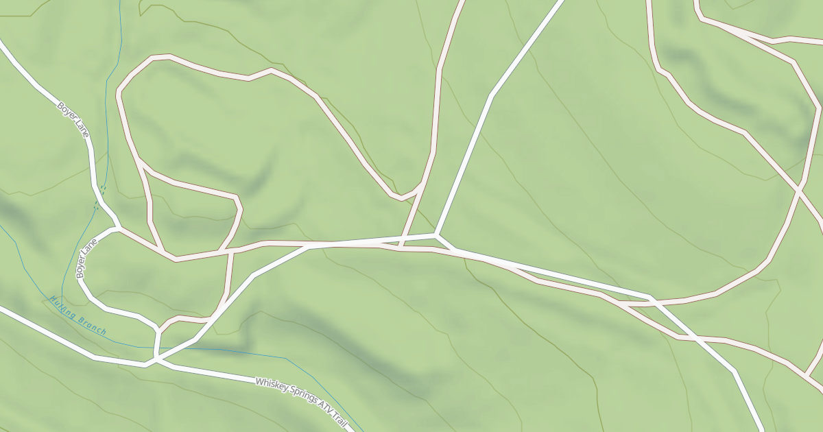 Map preview of Whiskey Springs Trails