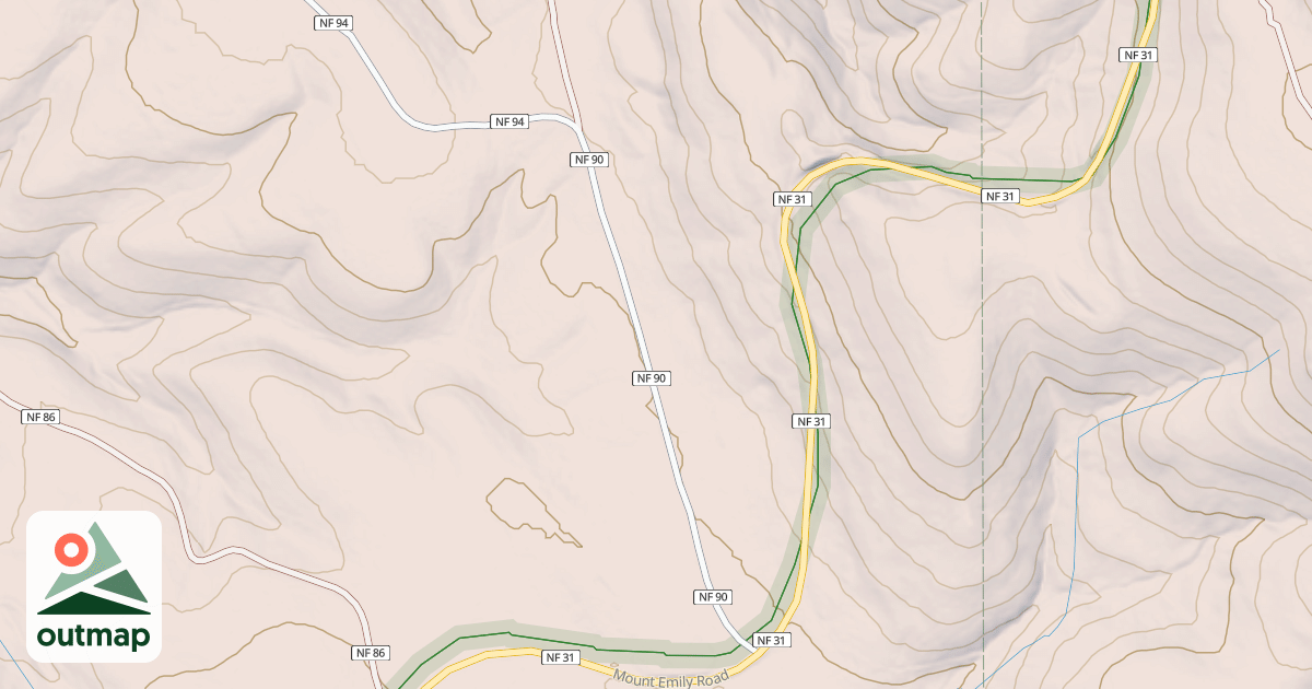 Map of USFS Motor Vehicle Use Map Roads {0F4051FF-BAD0-4942-A1C1-24E433431F3A}