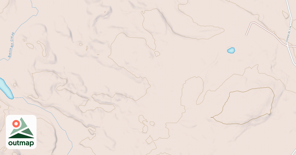 Map of DUMBBELL RIVER SPUR H