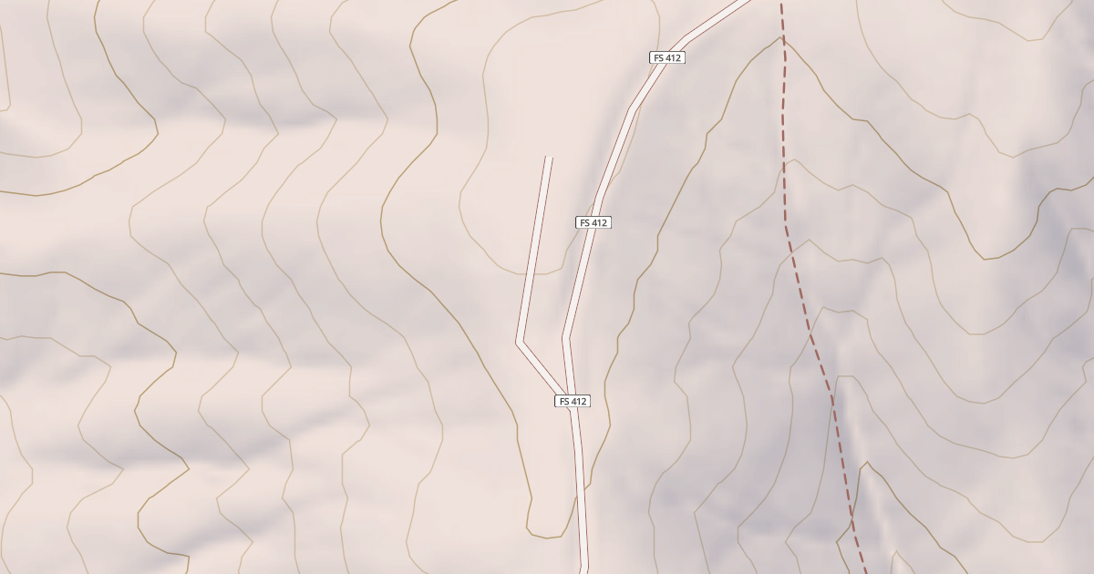 Map preview of USFS Motor Vehicle Use Map Roads {AACD8966-10A8-4AB8-9612-046185AC8080}