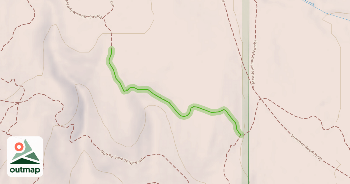 Map of Meadow Loop (South)