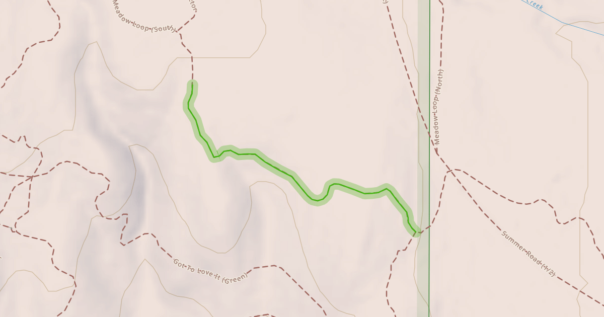 Map preview of Meadow Loop (South)