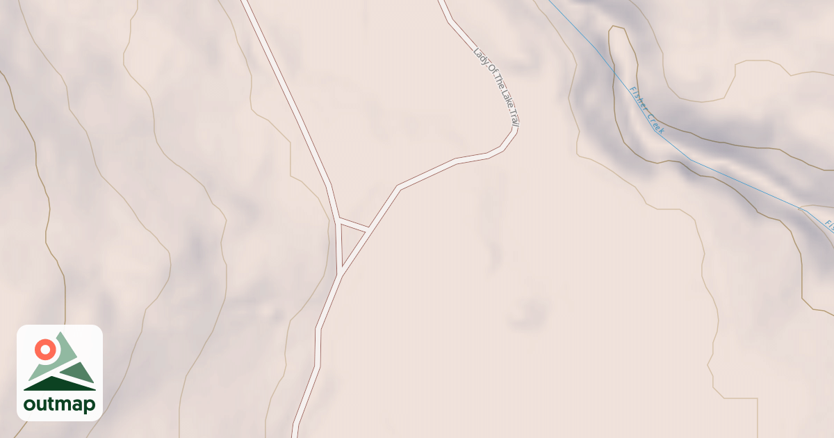 Map of LADY OF THE LAKE TRAILHEAD