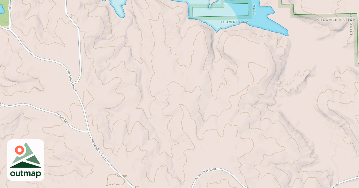 Map of LAKE OF EGYPT 870A