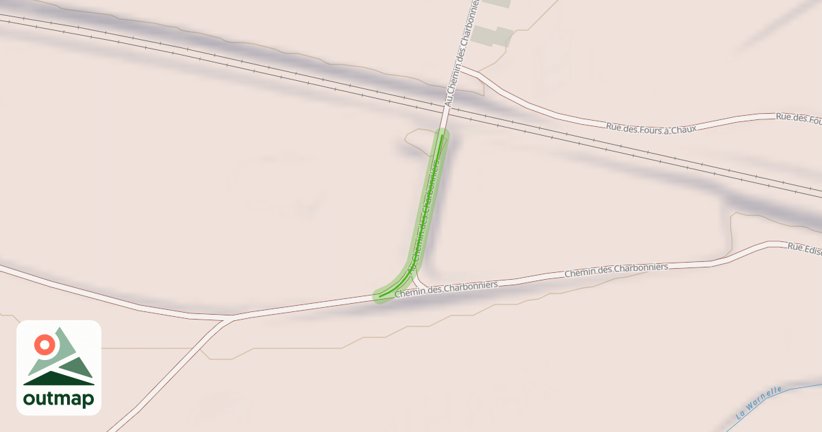 Map of Au Chemin des Charbonniers
