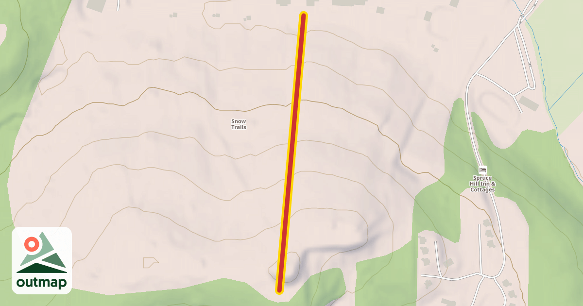 Map of Mt. Mansfield Double