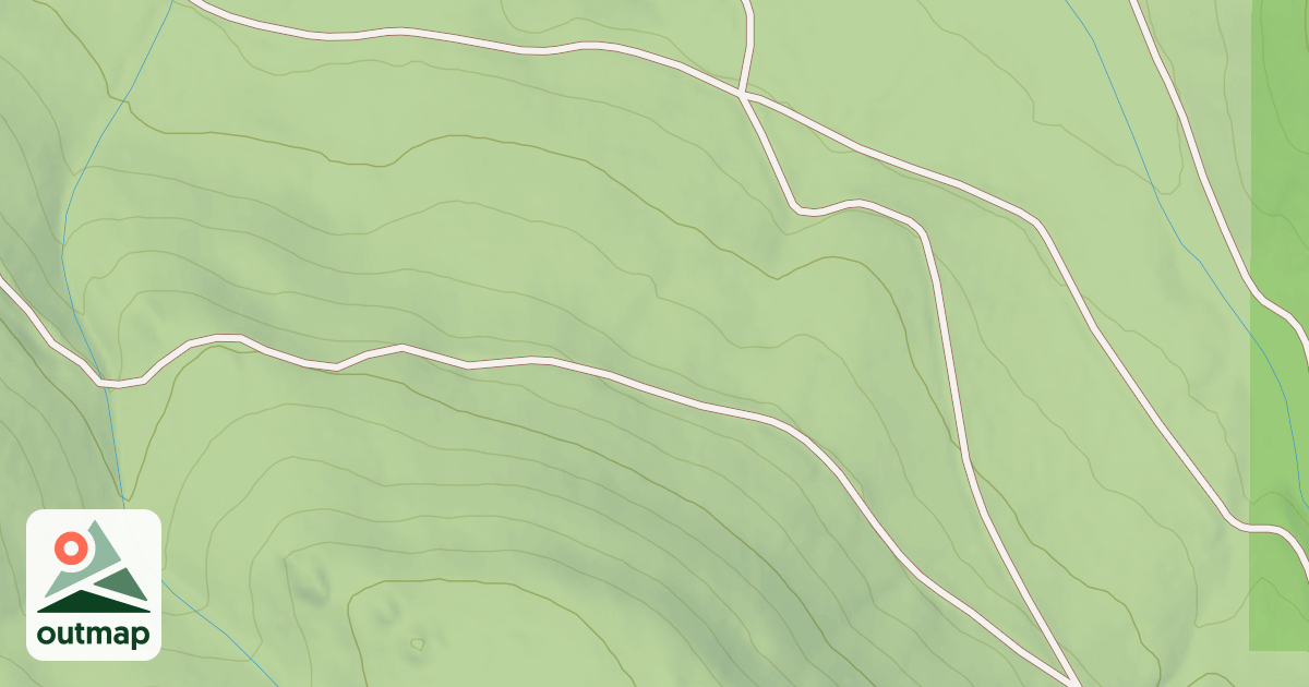 Map of MILL CREEK PLATEAU
