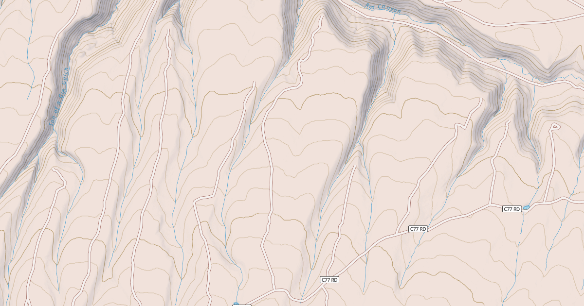 Map preview of BLM National GTLF Public Motorized Roads 89bb2408-0fe7-4281-8478-233f46194bf5