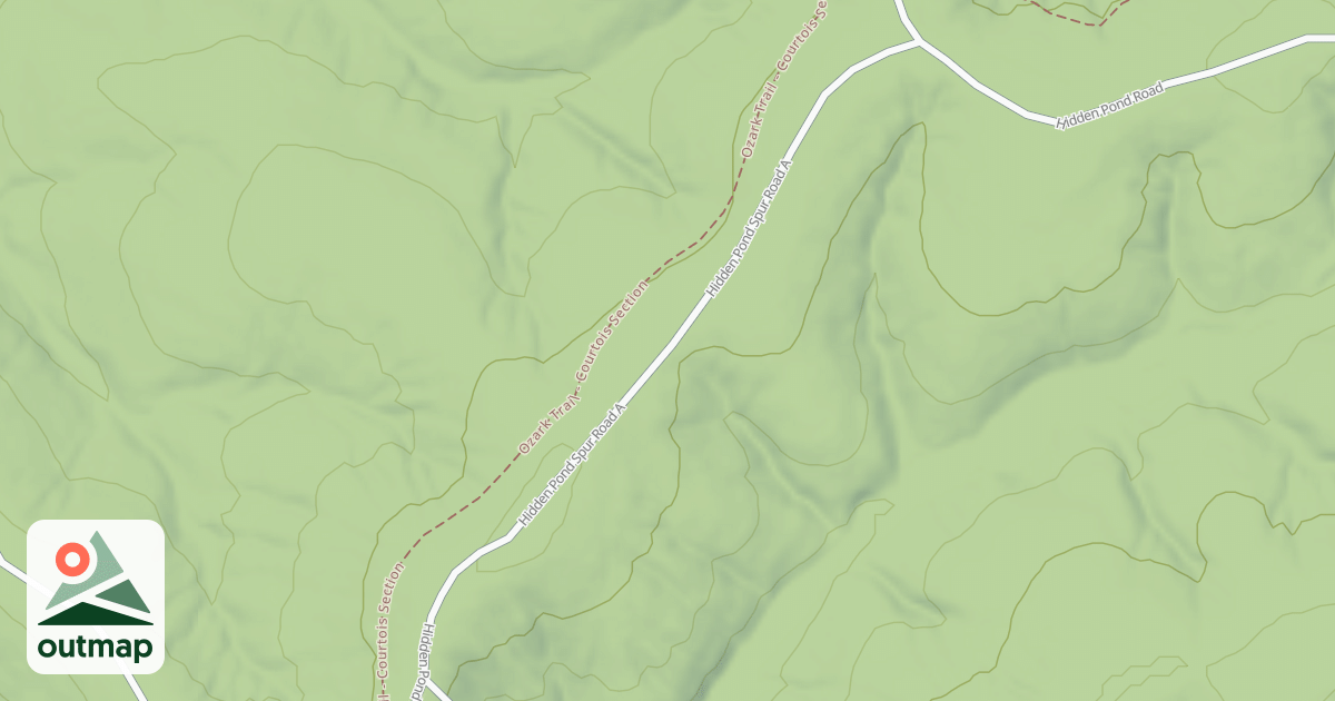 Map of HIDDEN POND SPUR A