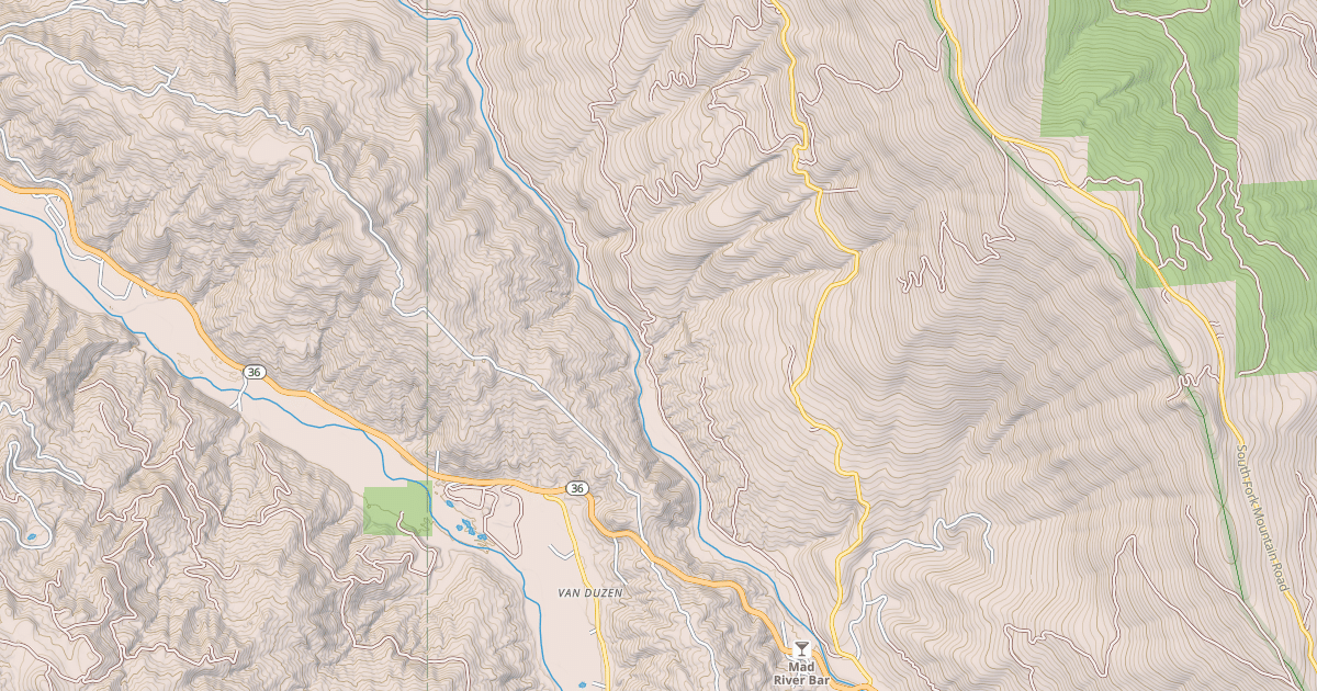 Map preview of COUNTY LINE CREEK ROAD