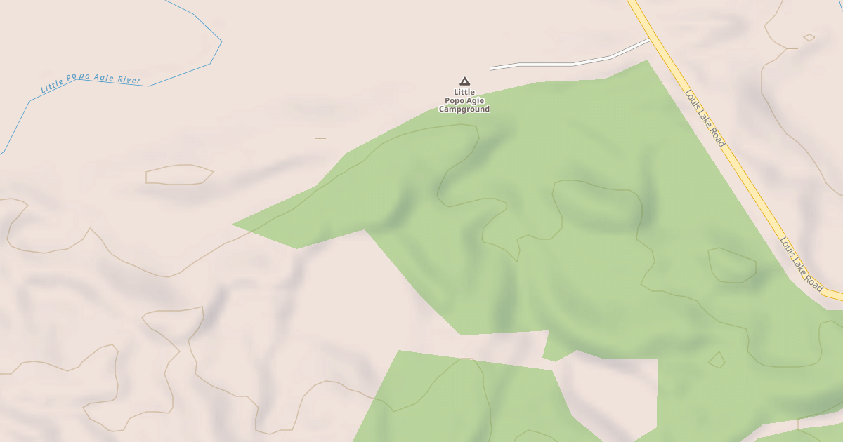 Map preview of POPO AGIE CAMP GROUND