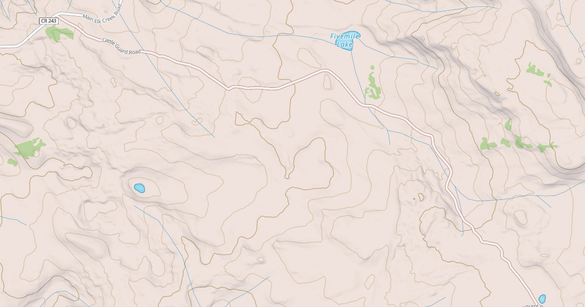 Map preview of CATTLE GUARD ROAD