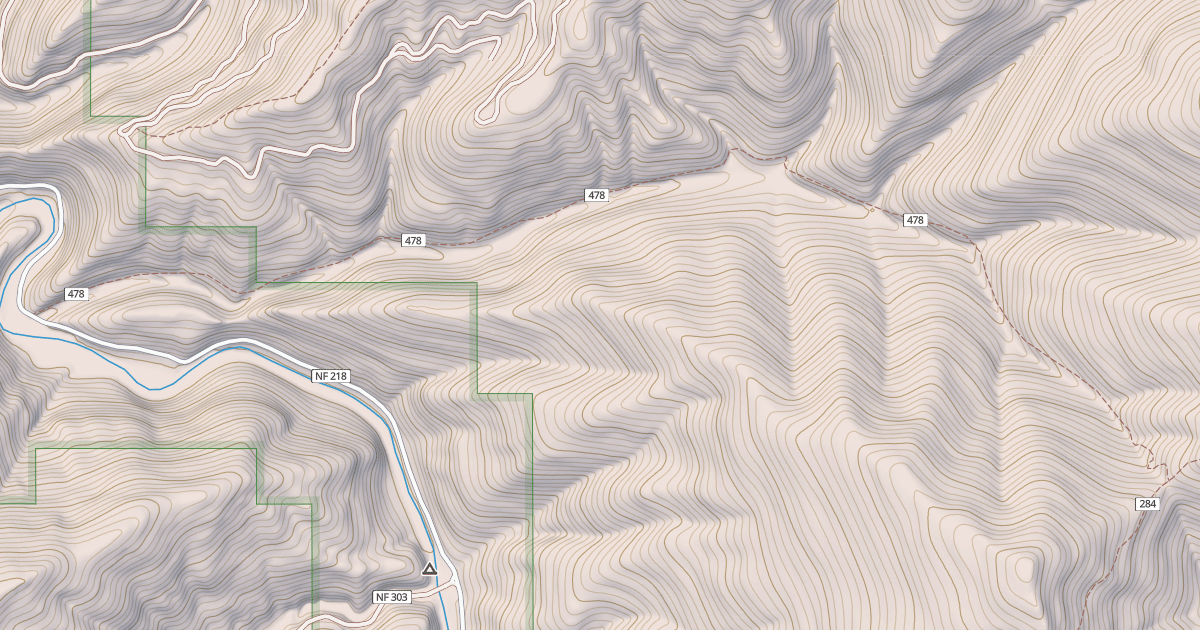 Map preview of Indian Creek