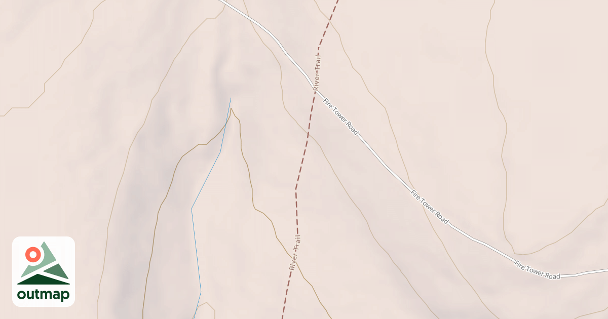 Map of Cook Forest State Park Trails