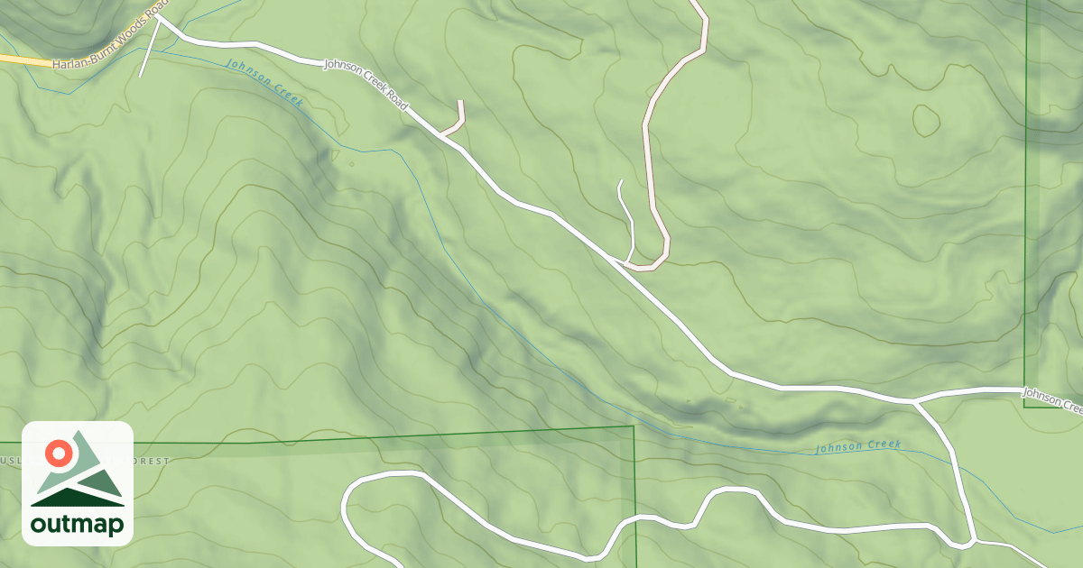 Map of JOHNSON CREEK