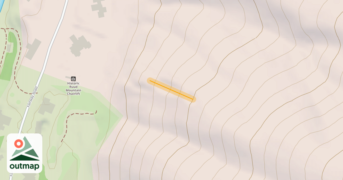 Map of 40M Ski Jump Inrun