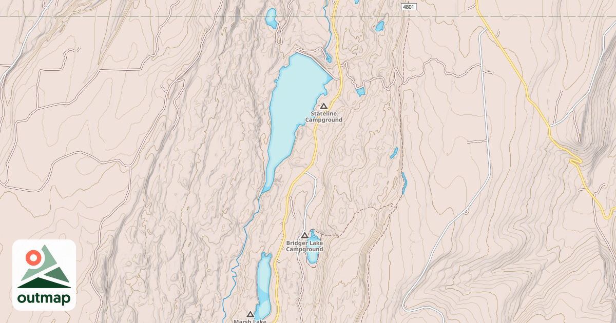 Map of CHINA MEADOWS-80072