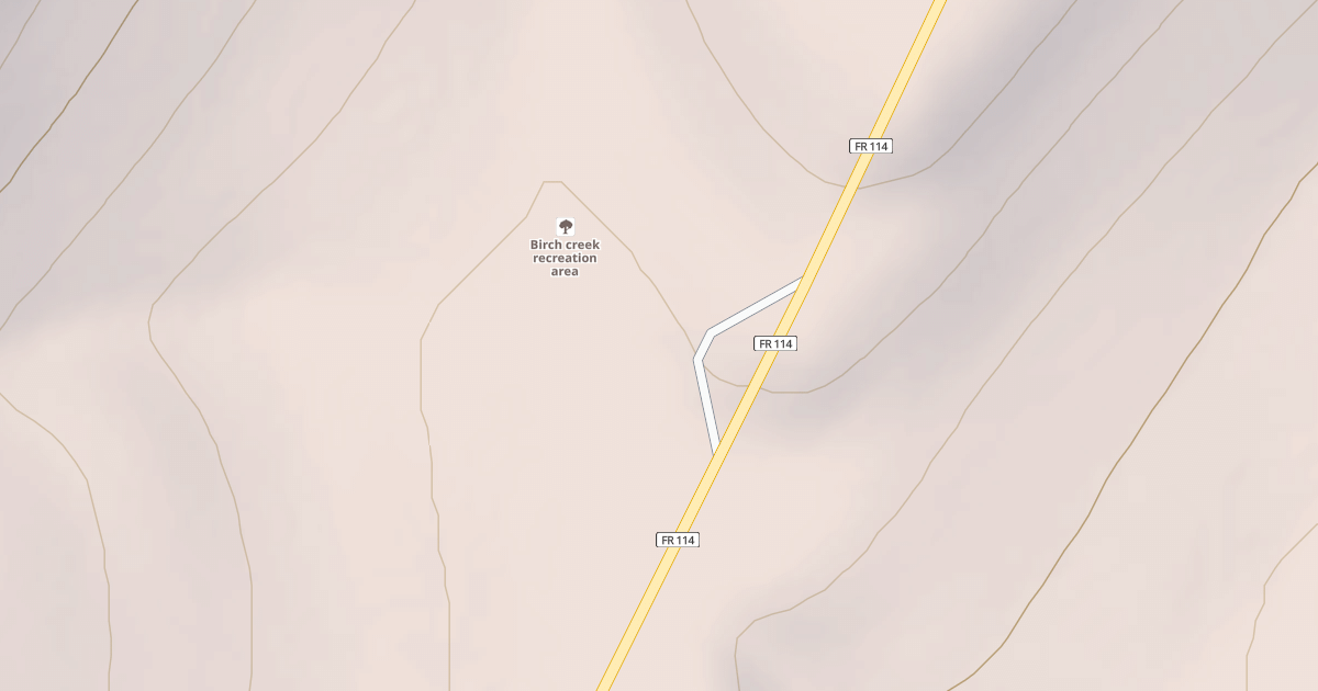 Map preview of BIRCH CREEK CAMPGROUND