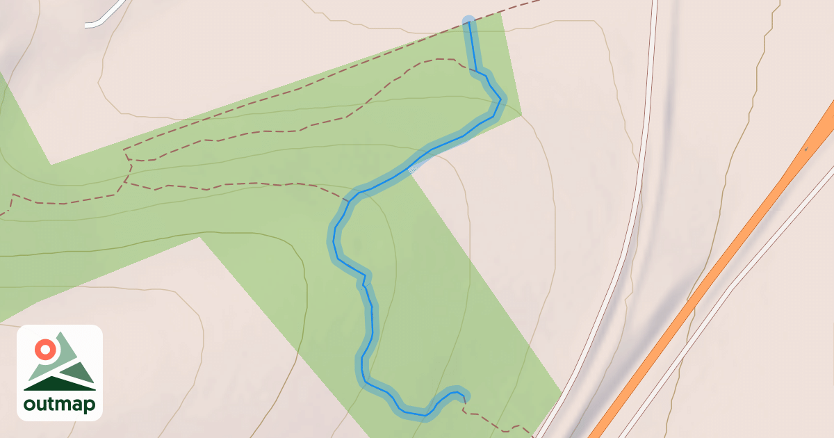 Map of Sentier de Montchaud