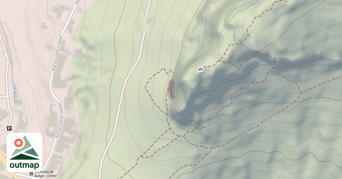 Map of Saint-Jean-de-Buèges - Pilier Ouest