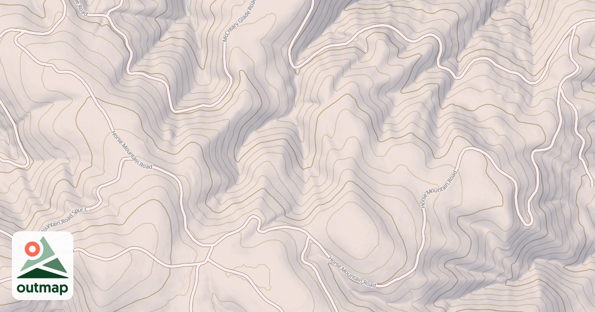 Map of HORSE MTN.