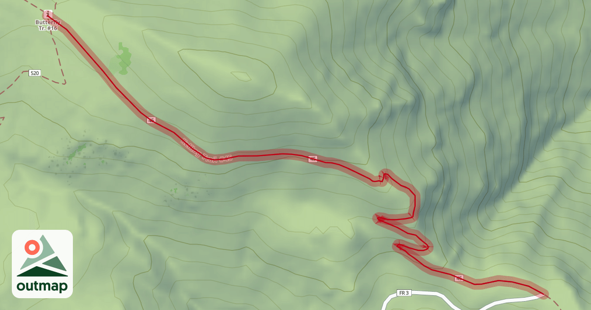Map of Kelllog Trail #45