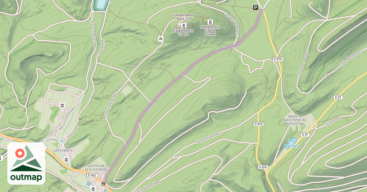 Map of Kugelthalerweg