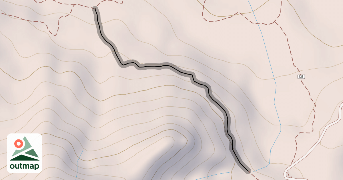 Map of High on the Hog Trail