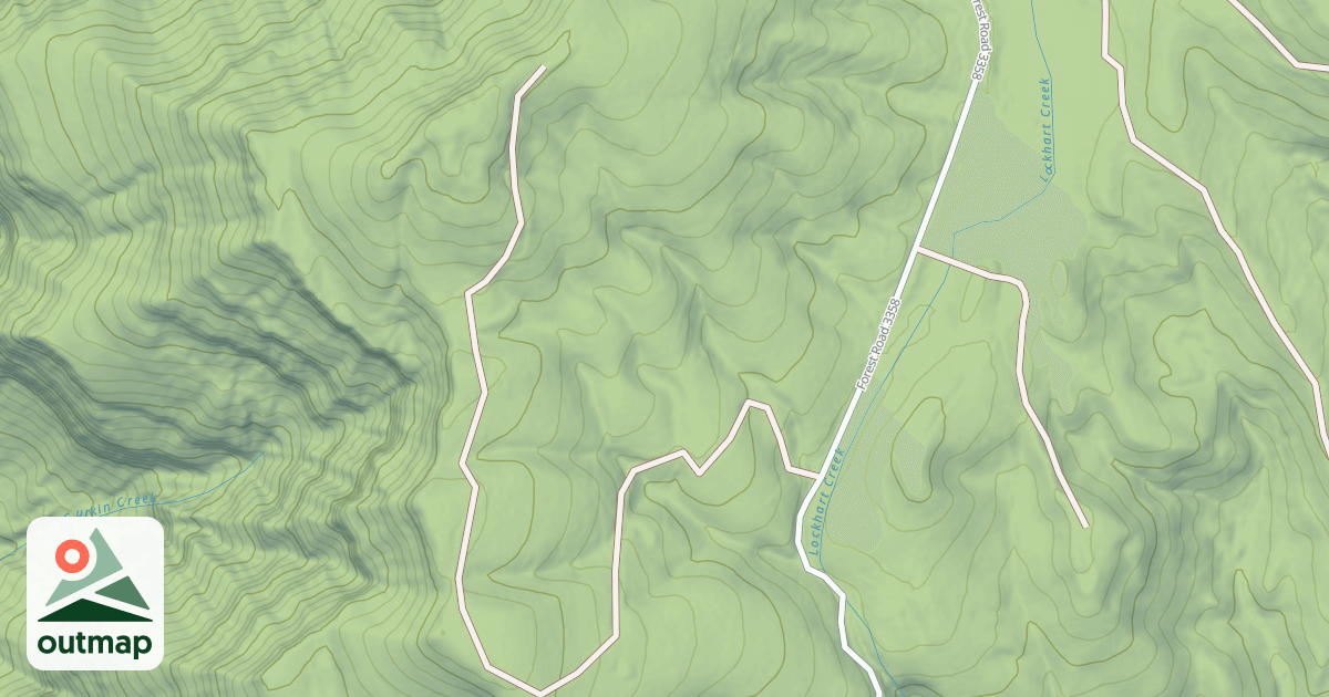Map of OL LOCKHART NO. 3