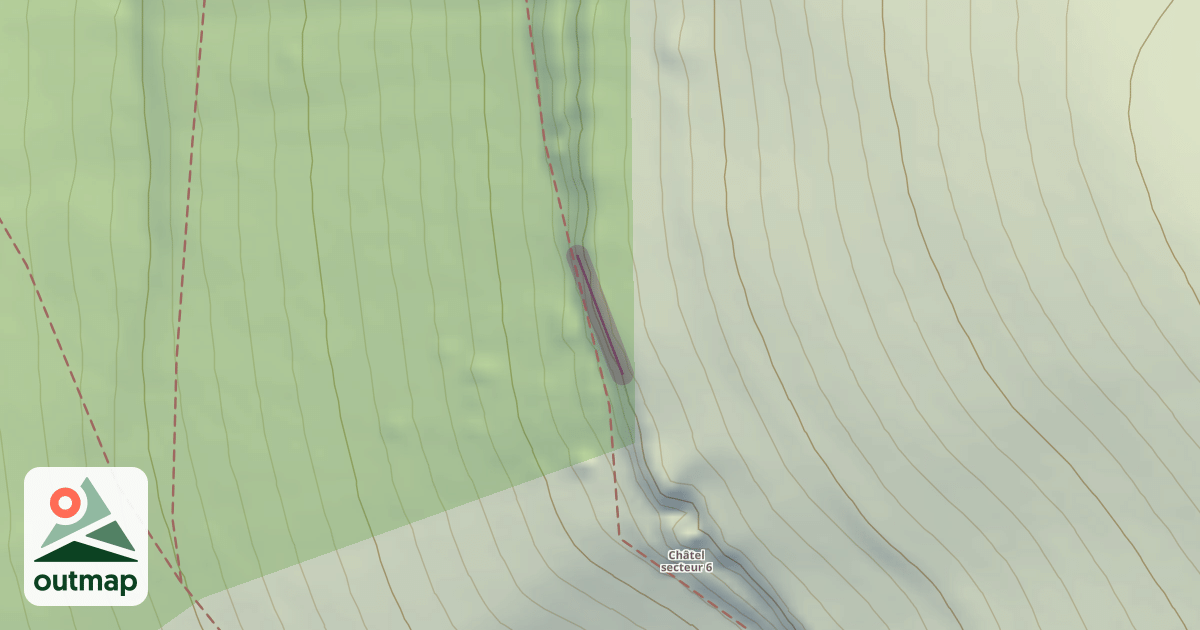 Map of Châtel secteur 3