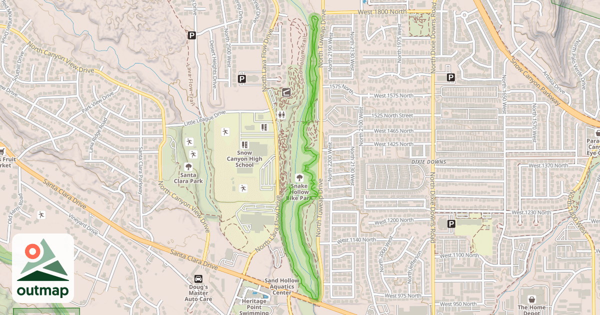 Map of NICA Loop Trail