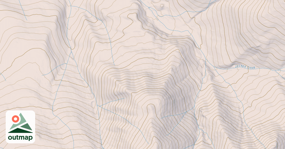 Map of CEDAR MTN SPUR B