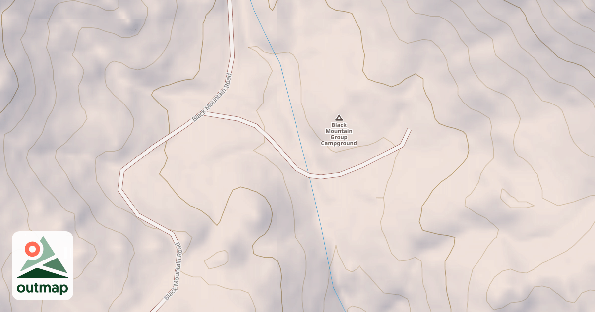Map of BLACK MOUNTAIN GROUP