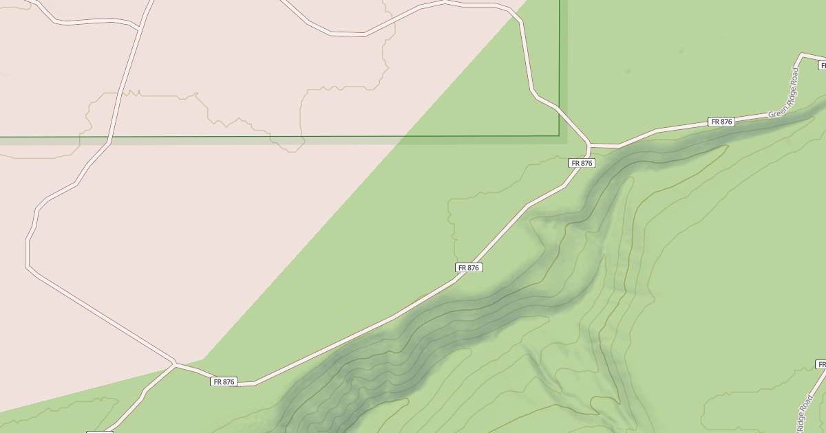 Map preview of GREEN RIDGE ROAD