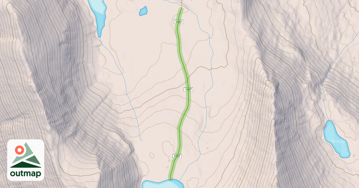 Map of Pomeroy Lake Trail