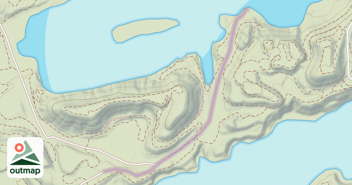 Map of Overburden Road South