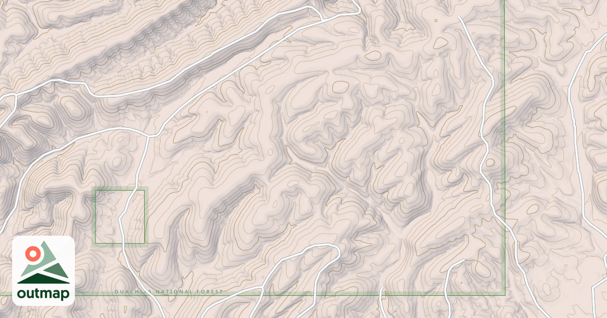 Map of USFS National Forest System Roads {68B3A60B-4D4E-4B56-B572-22233B1E3DC1}