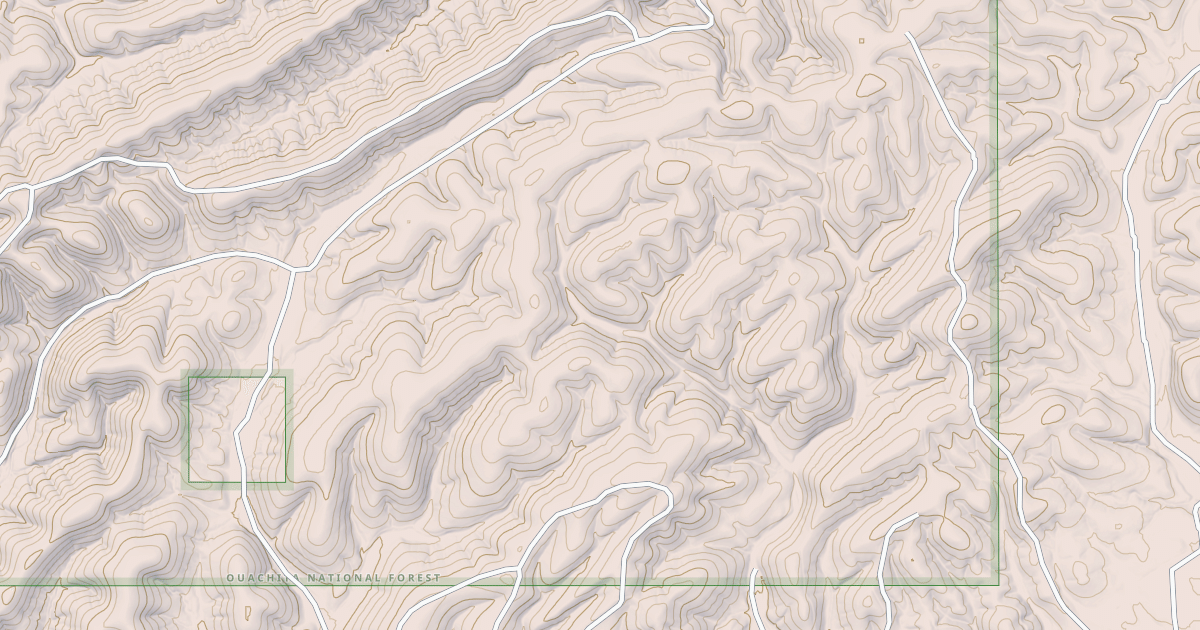 Map preview of USFS National Forest System Roads {68B3A60B-4D4E-4B56-B572-22233B1E3DC1}