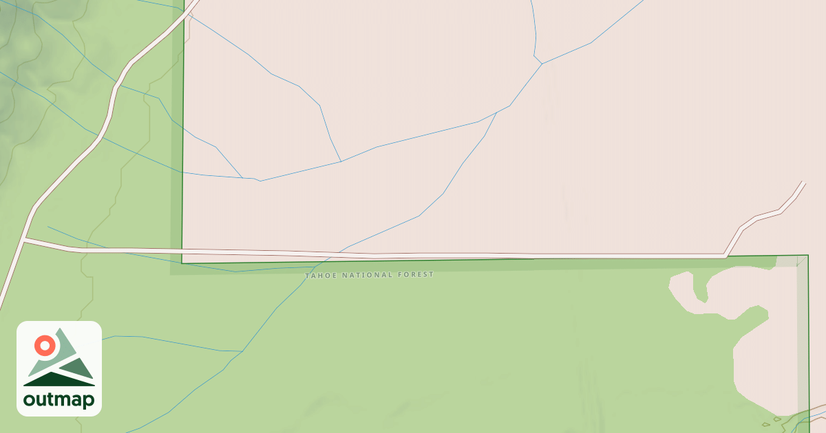 Map of CARMEN VALLEY SPUR