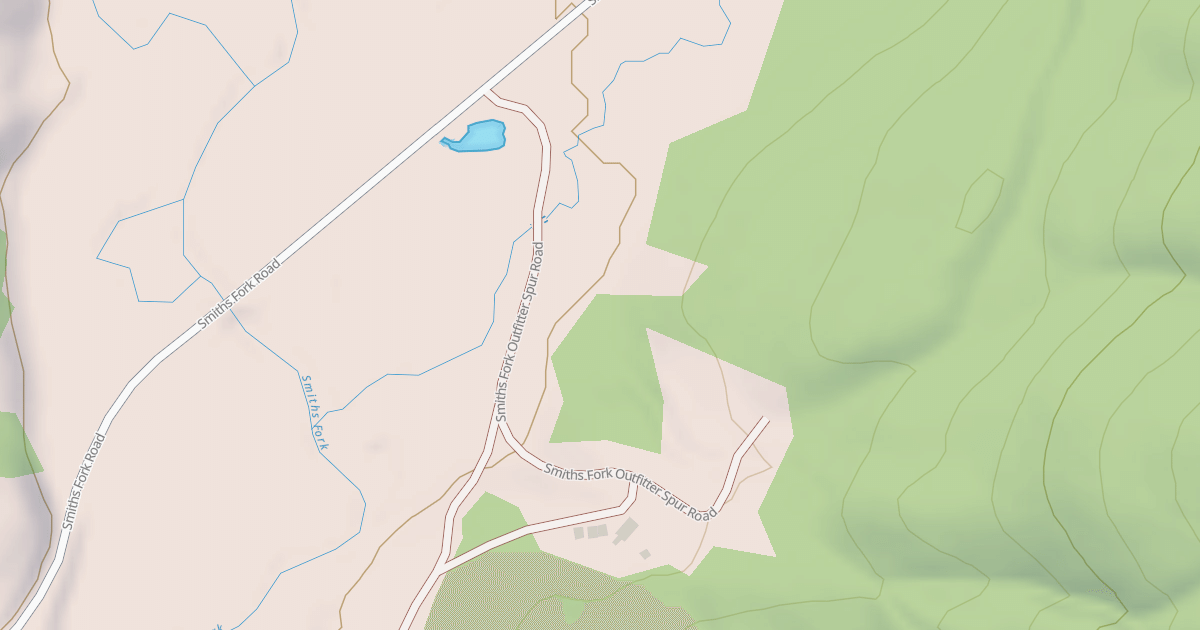 Map preview of SMITHS FORK OUTFITTER SPUR