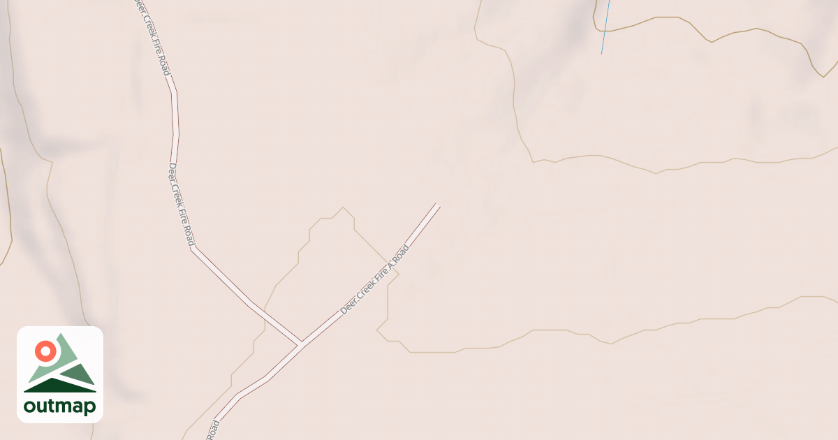 Map of DEER CREEK FIRE-A