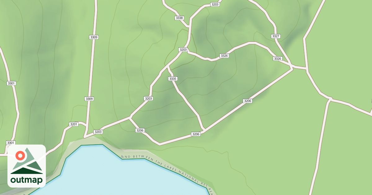 Map of USFS Motor Vehicle Use Map Trails 19412