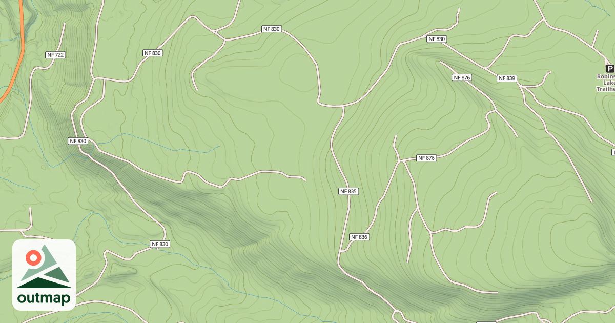 Map of BUNCH GRASS RIDGE