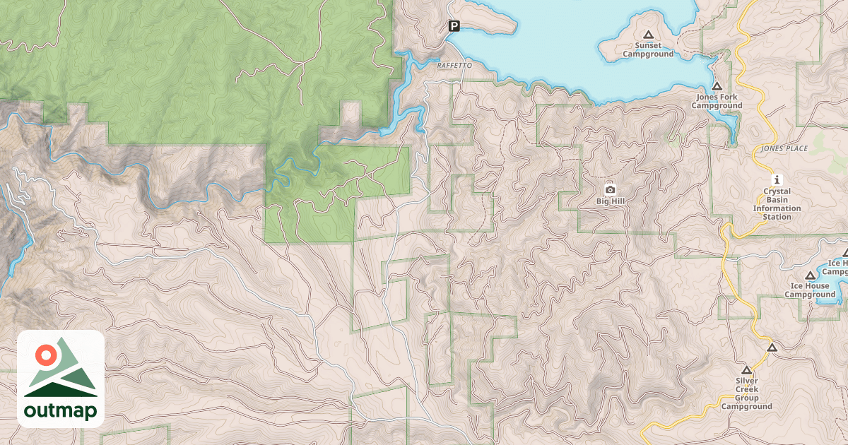 Map of BRYANT SPRINGS