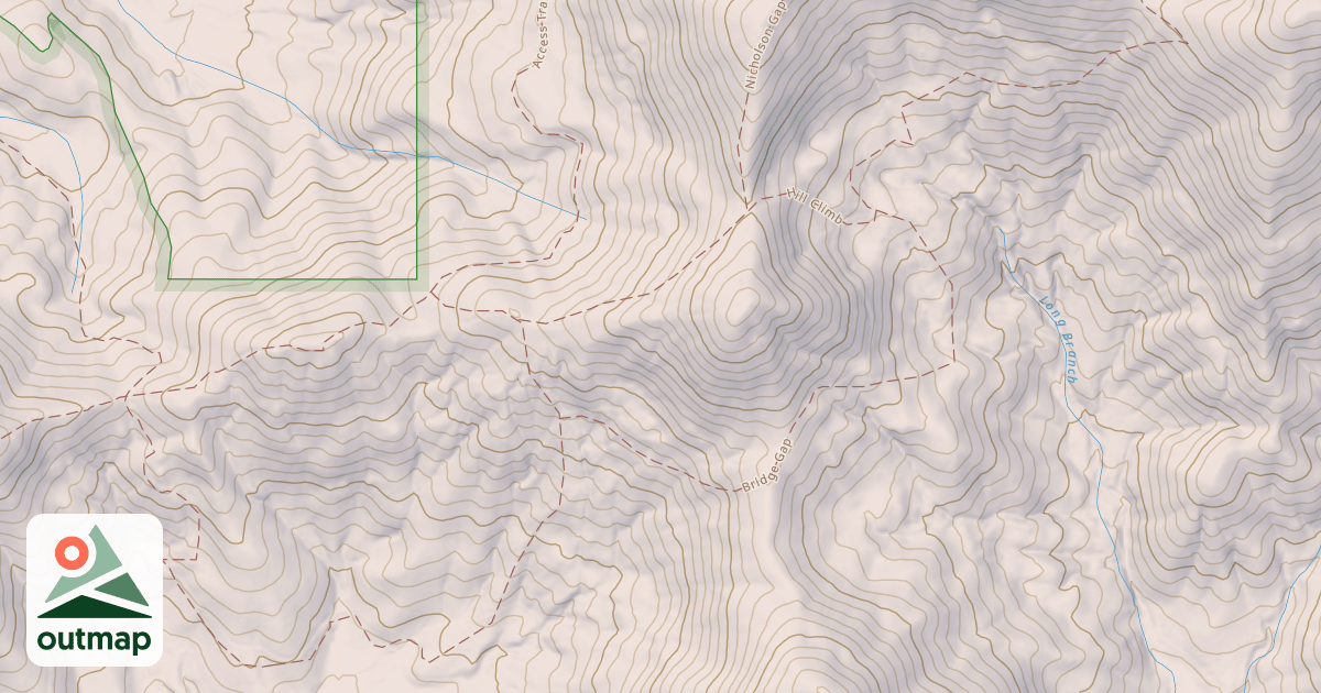 Map of USFS Motor Vehicle Use Map Trails 17349