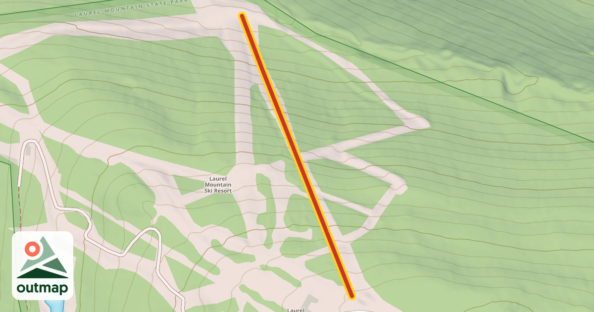 Map of Quad Chairlift
