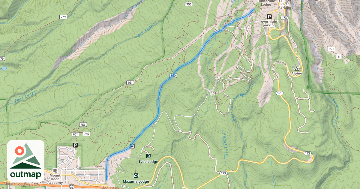 Map of Alpine