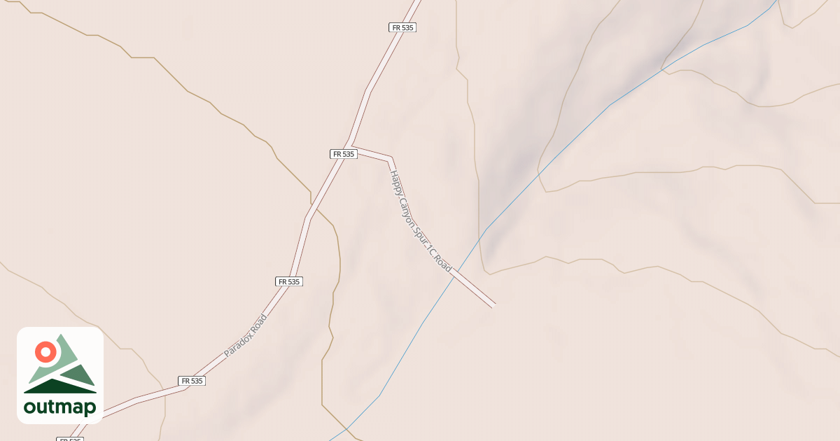 Map of HAPPY CANYON SPUR 1C