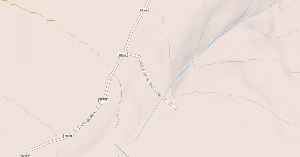 Map preview of HAPPY CANYON SPUR 1C