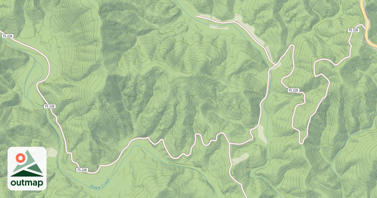 Map of STEELES CREEK